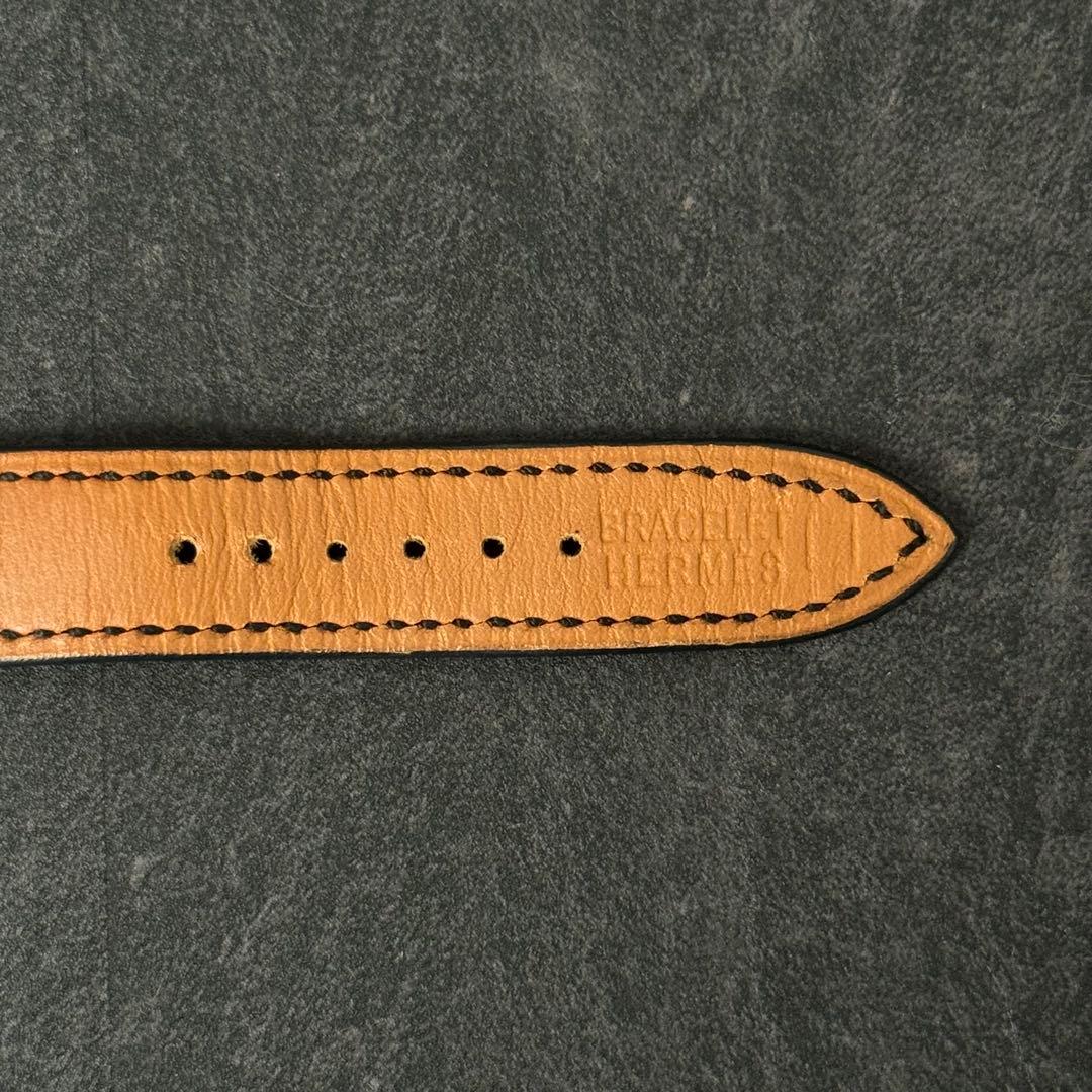 HERMES エルメス クロコダイル 時計 ベルト ケープコッド Hウォッチ C