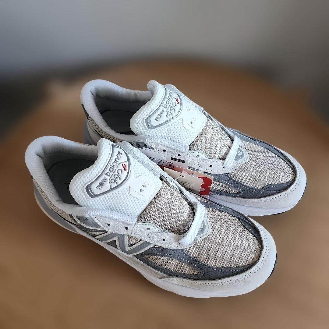 New Balance U990NC6 27,5cm ホワイト/グレー新品未使用