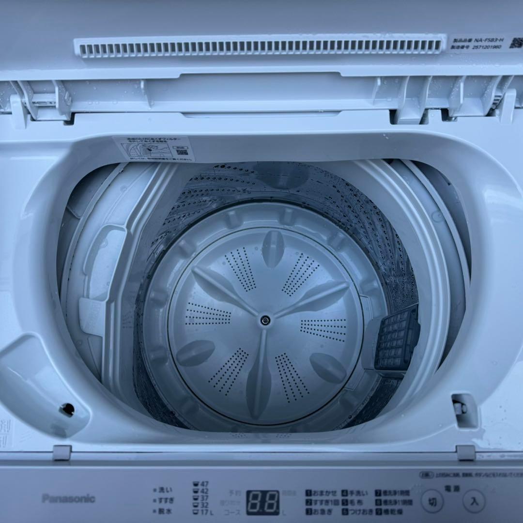 234⭐️2025年製★ほぼ新品★パナソニック　洗濯機　5KG 一人暮らし