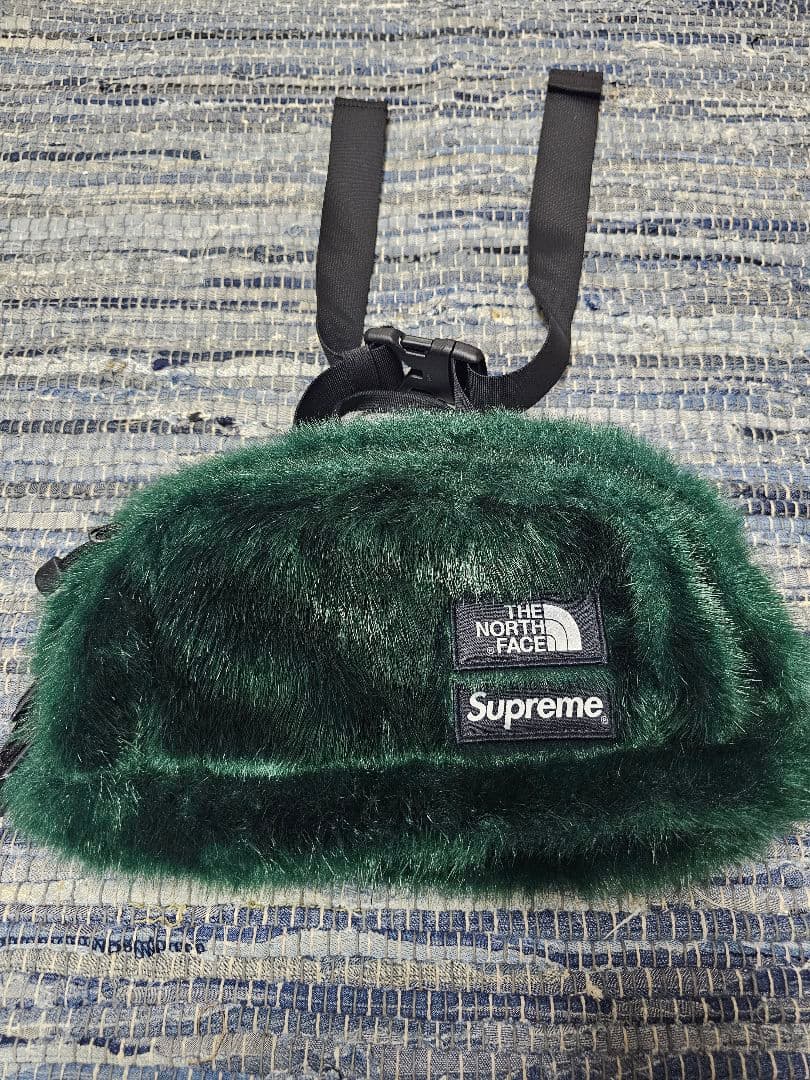 THE NORTH FACE × Supreme ボディバッグ グリーン