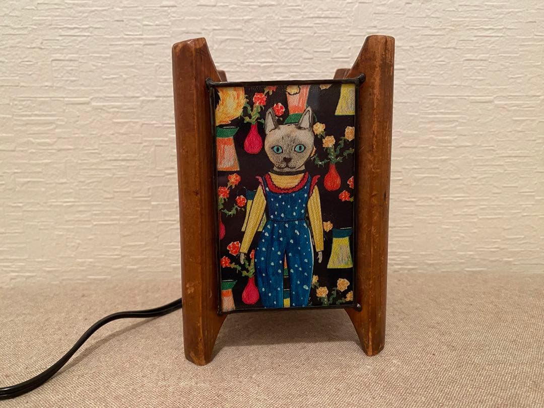 ハンドメイド⭐︎可愛い⭐︎世界で１つ　ナイトランプ　mannine マンナイン