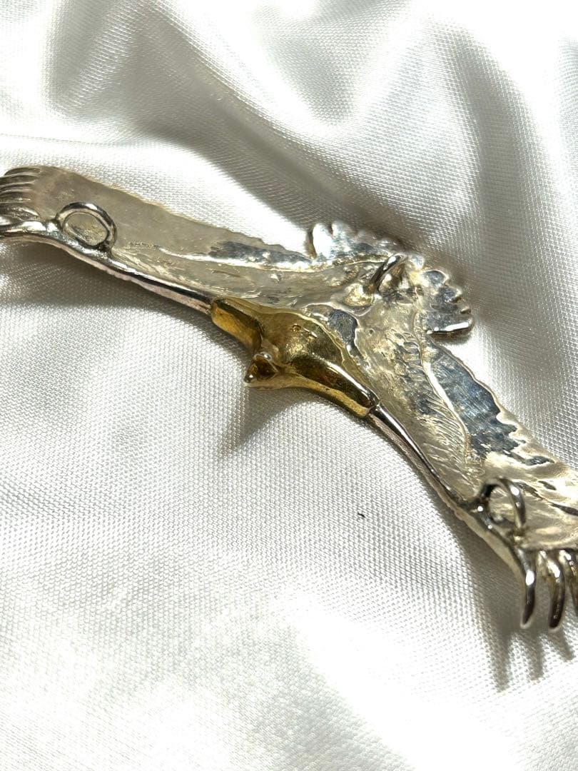 シルバー925☆大イーグル☆インディアンジュエリー☆ヴィンテージ