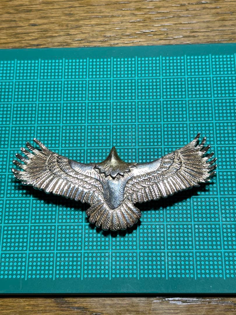 シルバー925☆大イーグル☆インディアンジュエリー☆ヴィンテージ