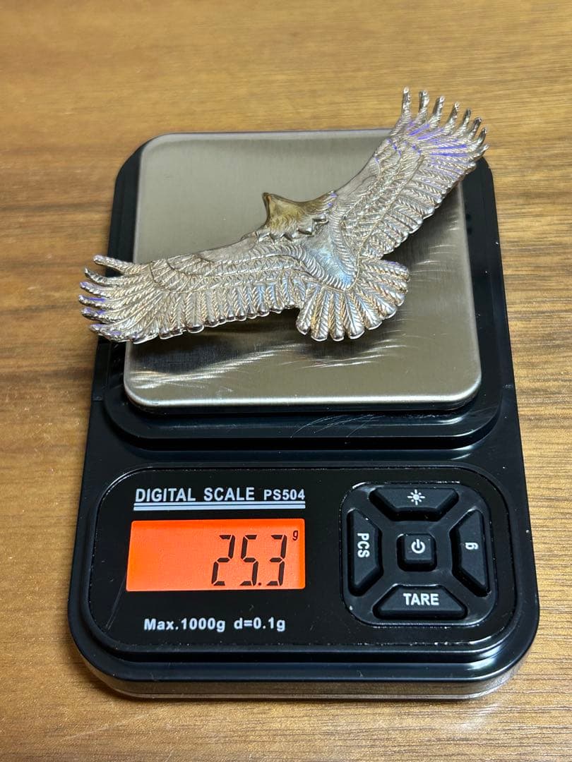 シルバー925☆大イーグル☆インディアンジュエリー☆ヴィンテージ