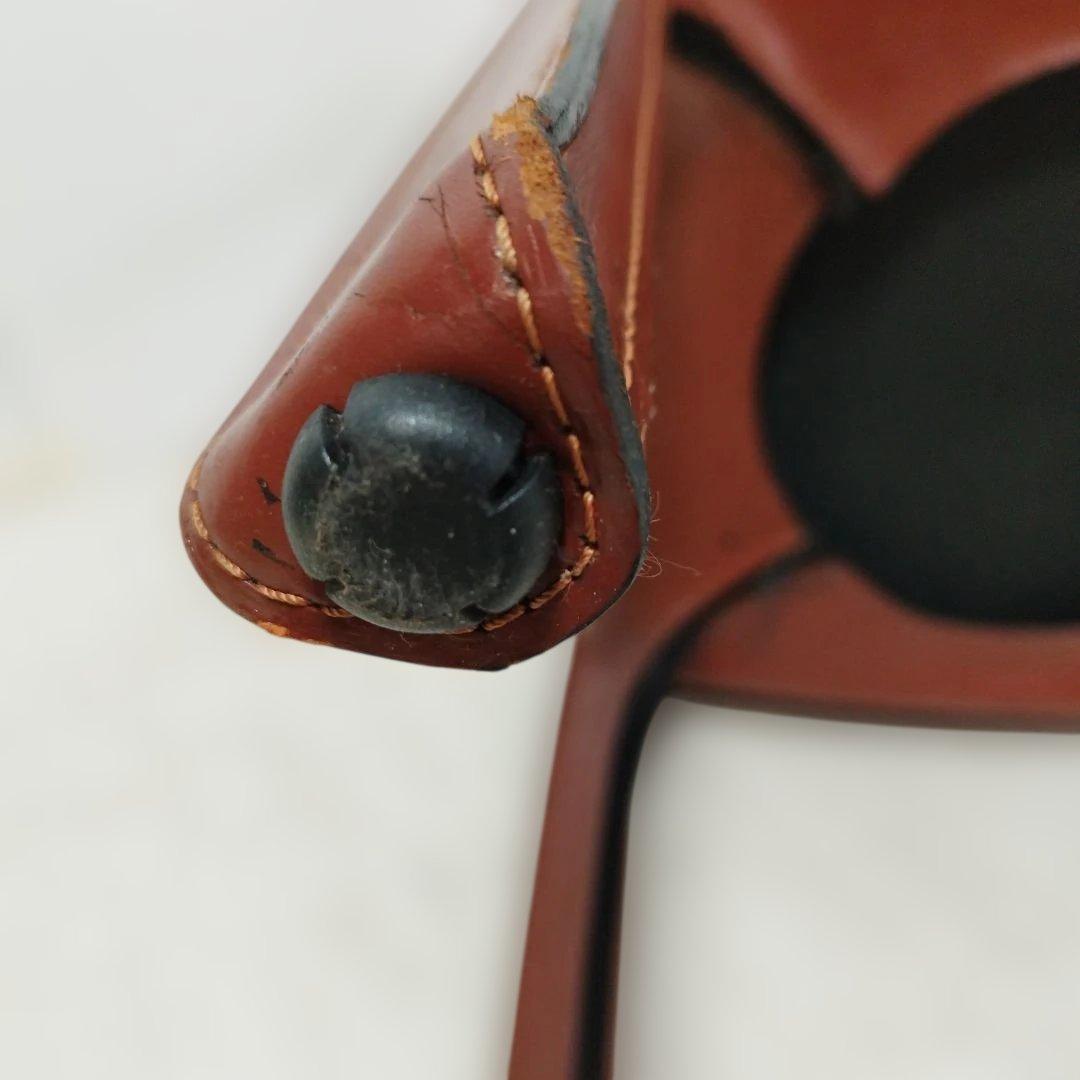 【引き取り歓迎】赤茶 レザーチェア アームレス モダン 家具 椅子