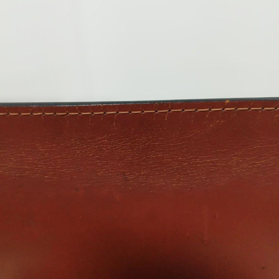 【引き取り歓迎】赤茶 レザーチェア アームレス モダン 家具 椅子