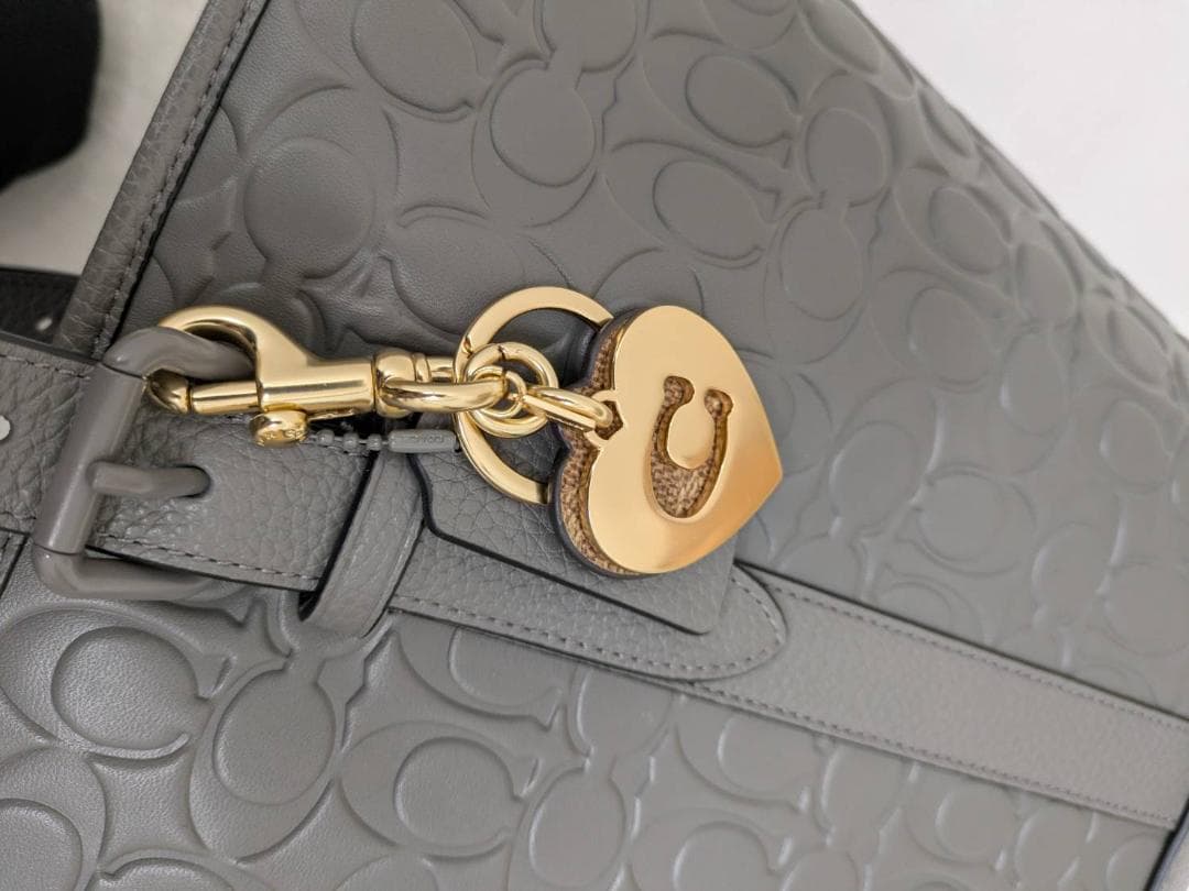 【新品未使用】COACH ワーナー トート バッグ・シグネチャー レザー