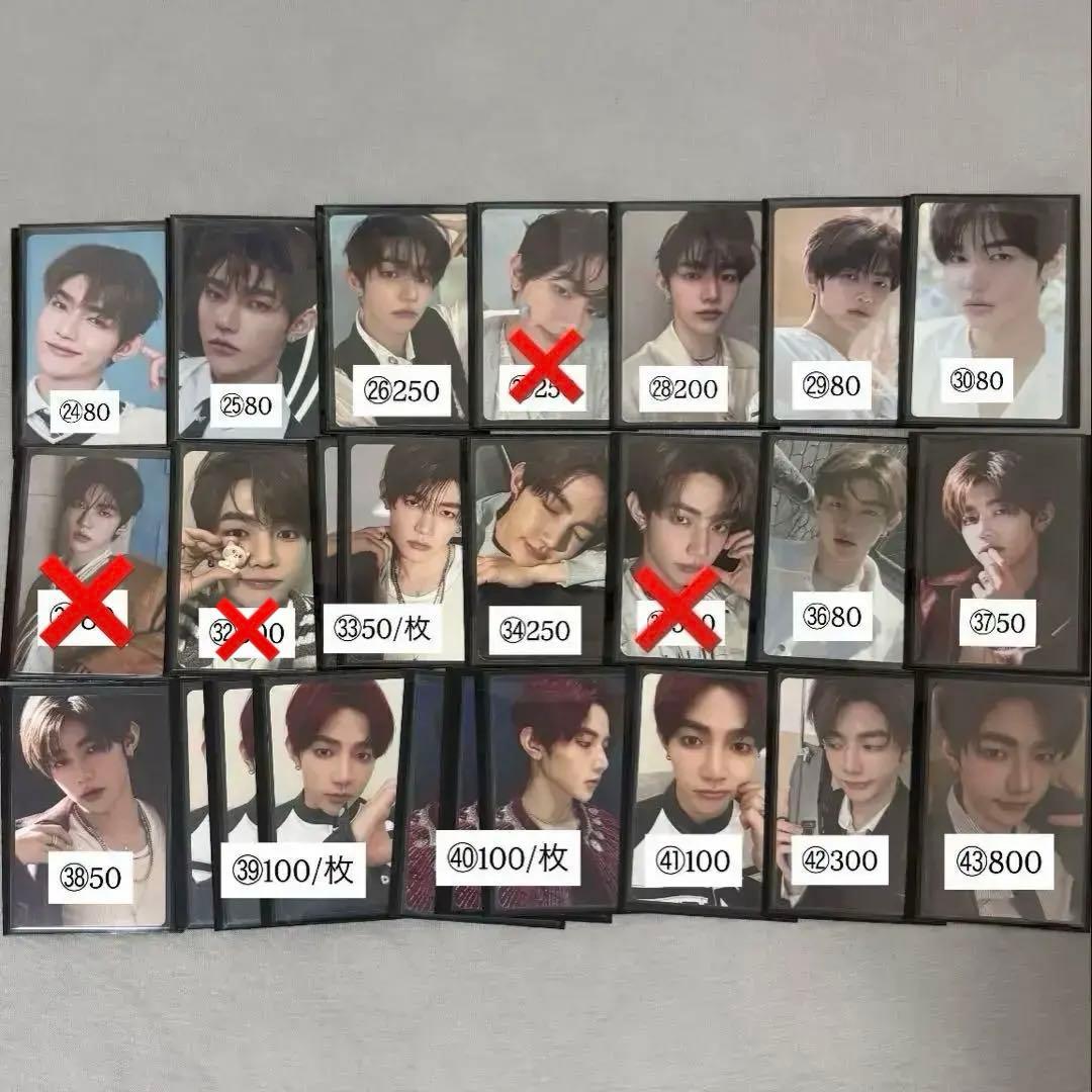 ZEROBASEONE ゼベワン ジャンハオ トレカ 特典 封入物 バラ売り