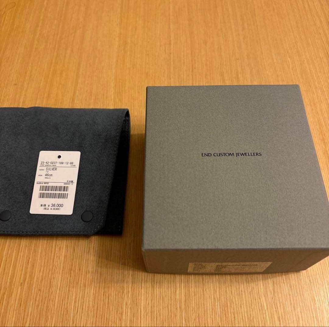END CUSTOM JEWELLERS ネックレス 46cm 定価39,600