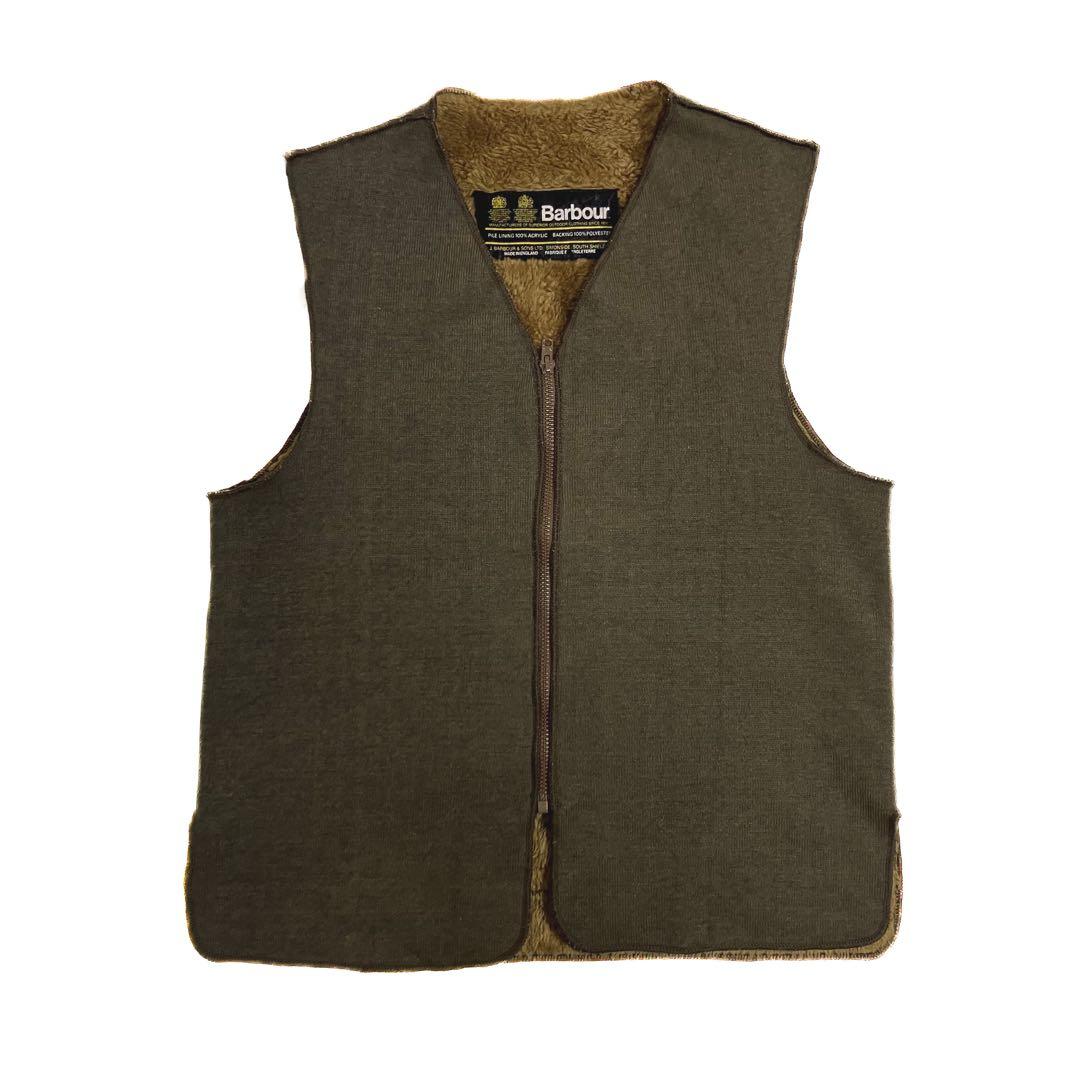 Barbour バブアー ジッパー カスタム ライナー ベスト M 2ワラント