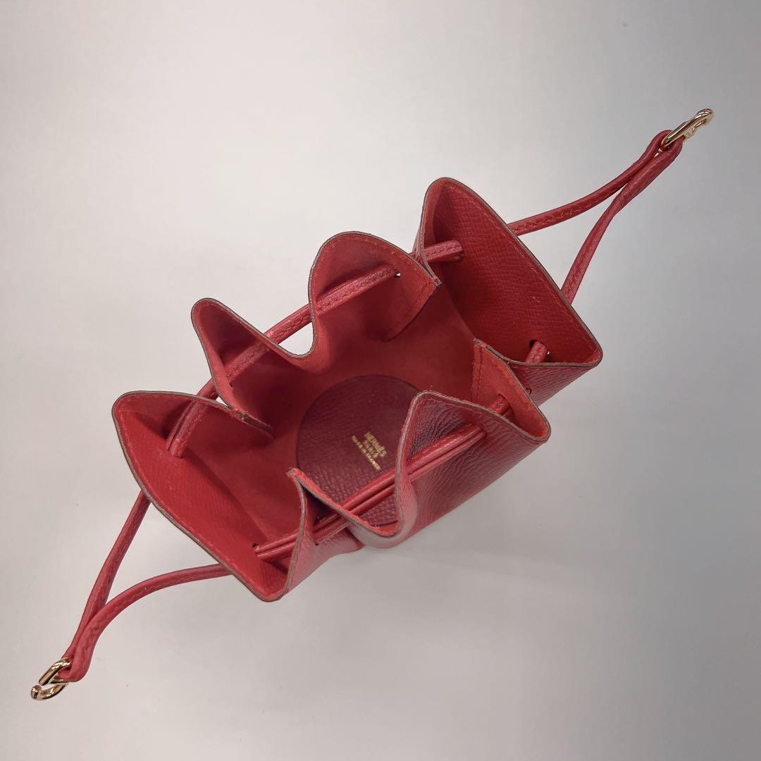 HERMES エルメス ヴェスパポーチ　レッド