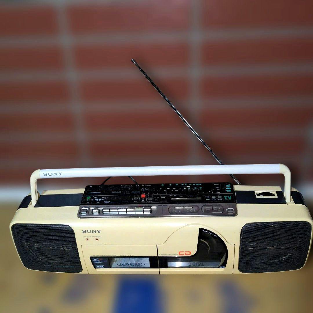 SONY CFD-66 CD・ラジオ・カセットデッキ テープ故障