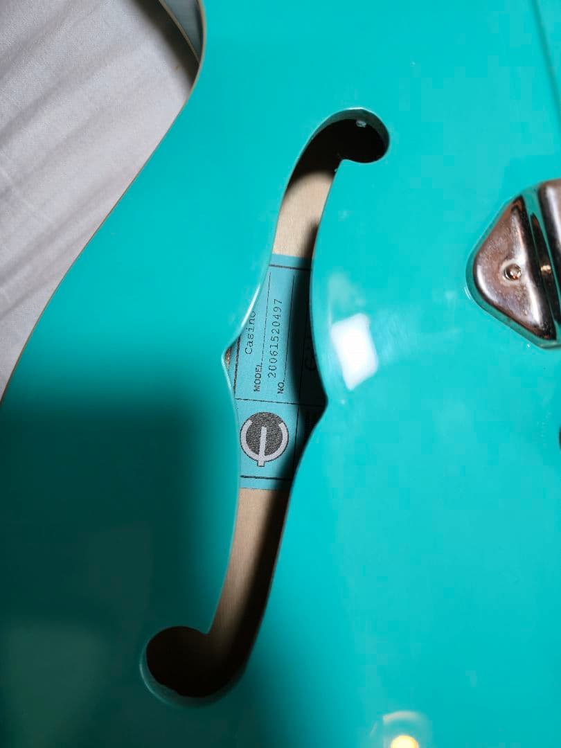 Epiphone Casino Turquoise カジノ ターコイズ