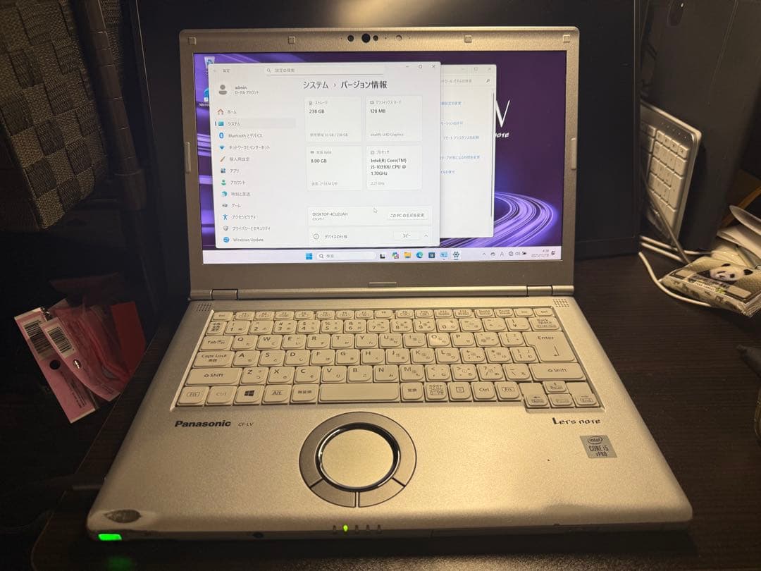 Windowsノート本体 Panasonic Let's note LV9