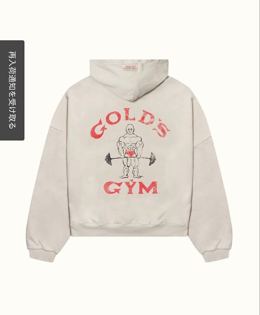 【完売品】　リフト×GOLD GYM パーカー Mサイズ