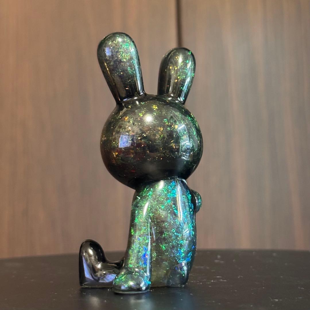 あ*む様 ブラックラビット ブラックオパール