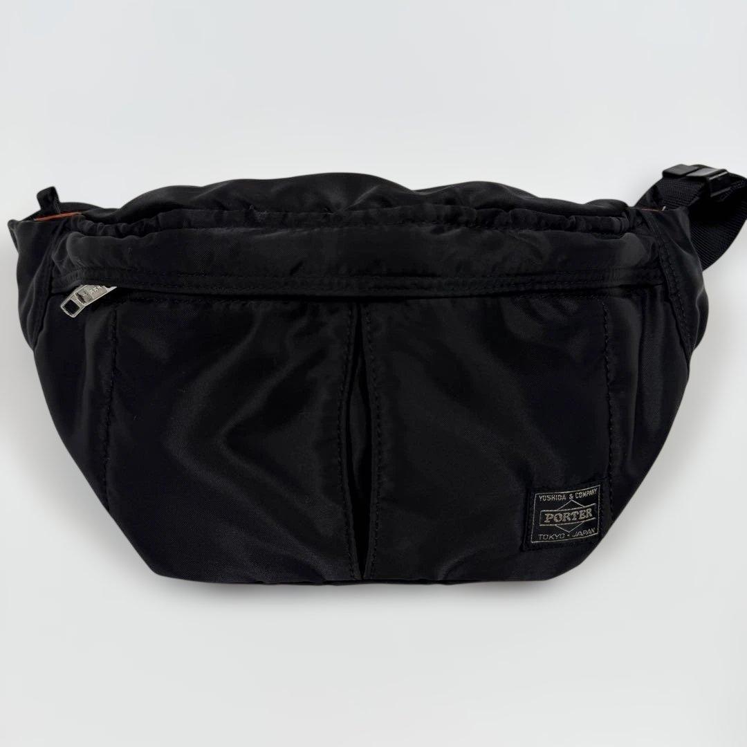 【未使用級】ポーター　ボディバッグ　ナイロン　タンカー　ブラック　メンズ