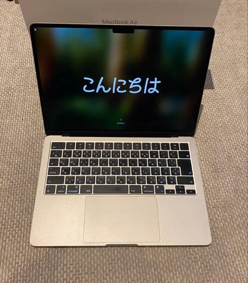 【美品】MacBook Air M2 16GB 13インチ 1TB