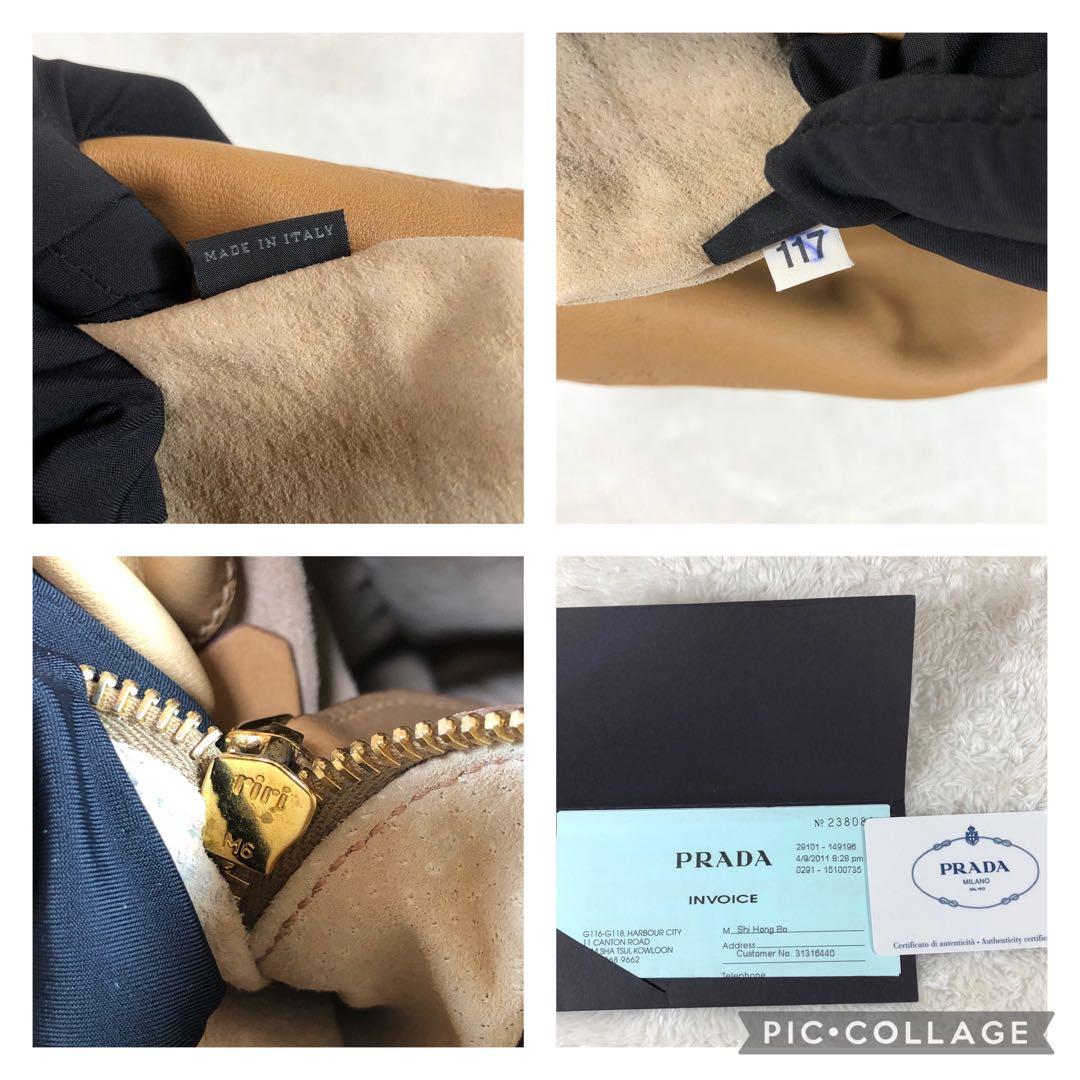 PRADA プラダ BN2135 ボストンバッグ ハンドバッグ レザー ブラウン