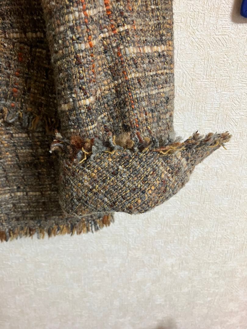 レリアン　ツイードジャケットコサージュ付き　13+