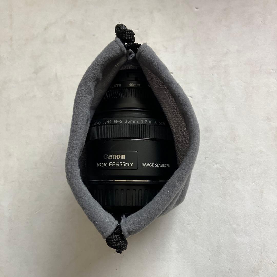 キャノンEF S 35㎜ f2.8マクロレンズ、レンズガードフィルター、ケース