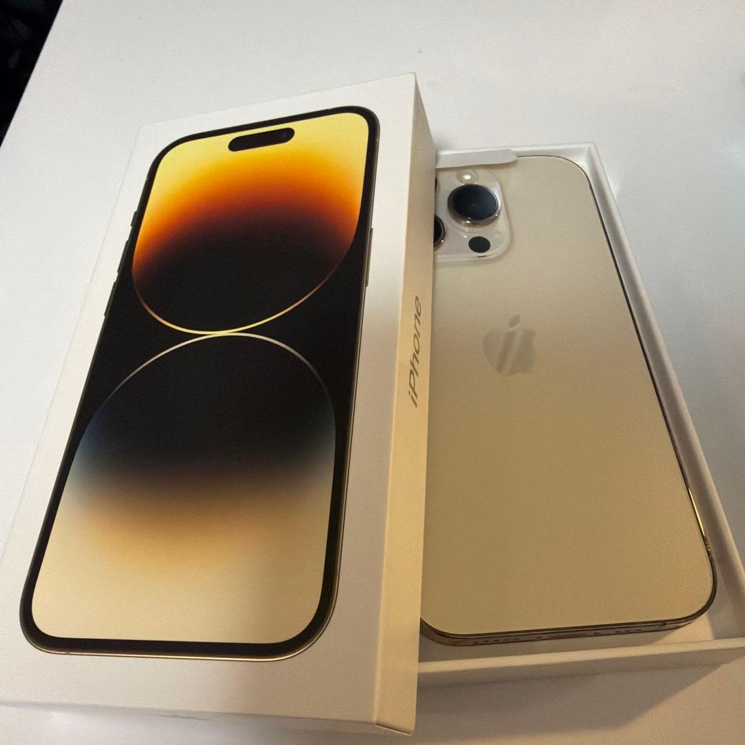 14 pro iPhone ゴールド 128GB 美品
