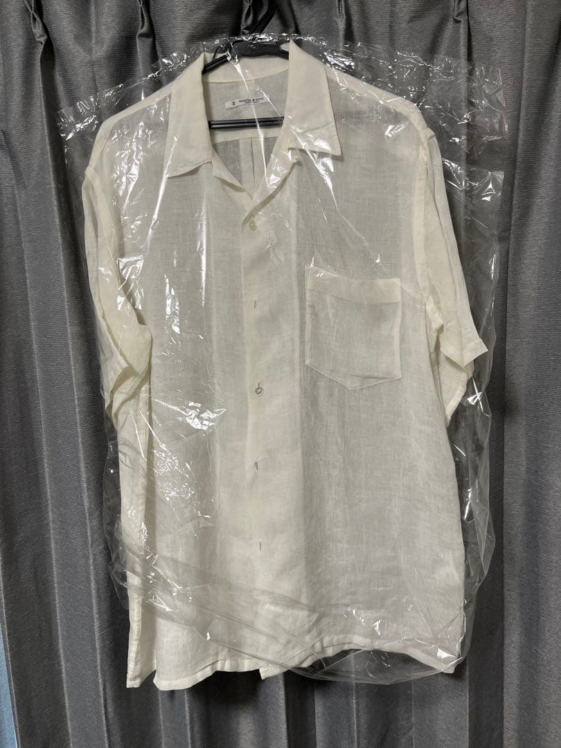 MAATEE&SONS OPEN COLLAR SHIRTS ドSLINEN 2