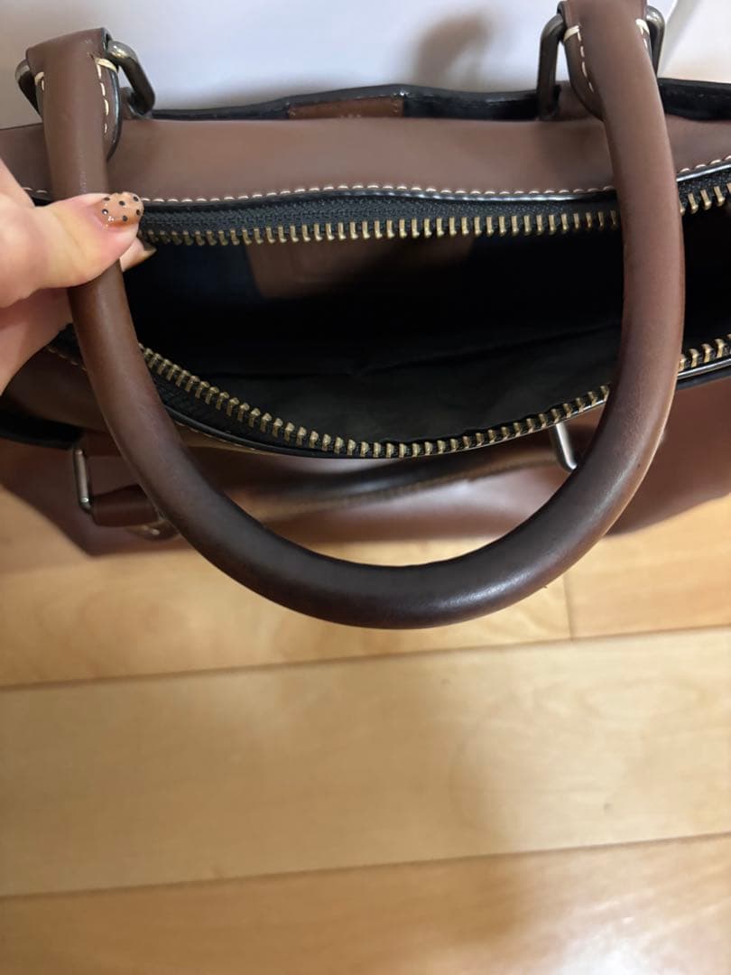 【美品】COACH ビジネスバッグ　ブラウン