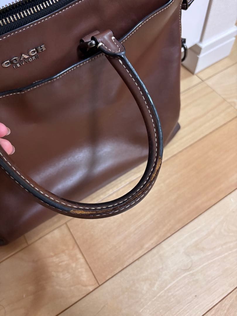 【美品】COACH ビジネスバッグ　ブラウン