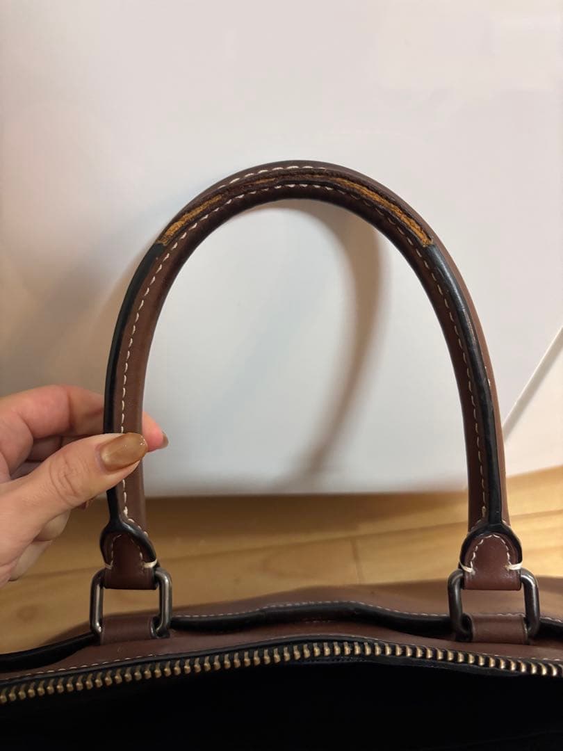 【美品】COACH ビジネスバッグ　ブラウン