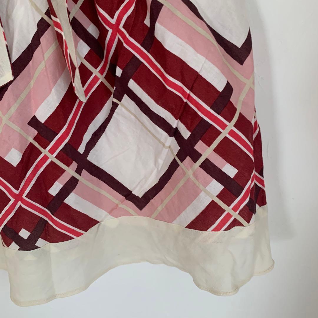 バーバリーブルーレーベル　ノバチェック　キャミソール38