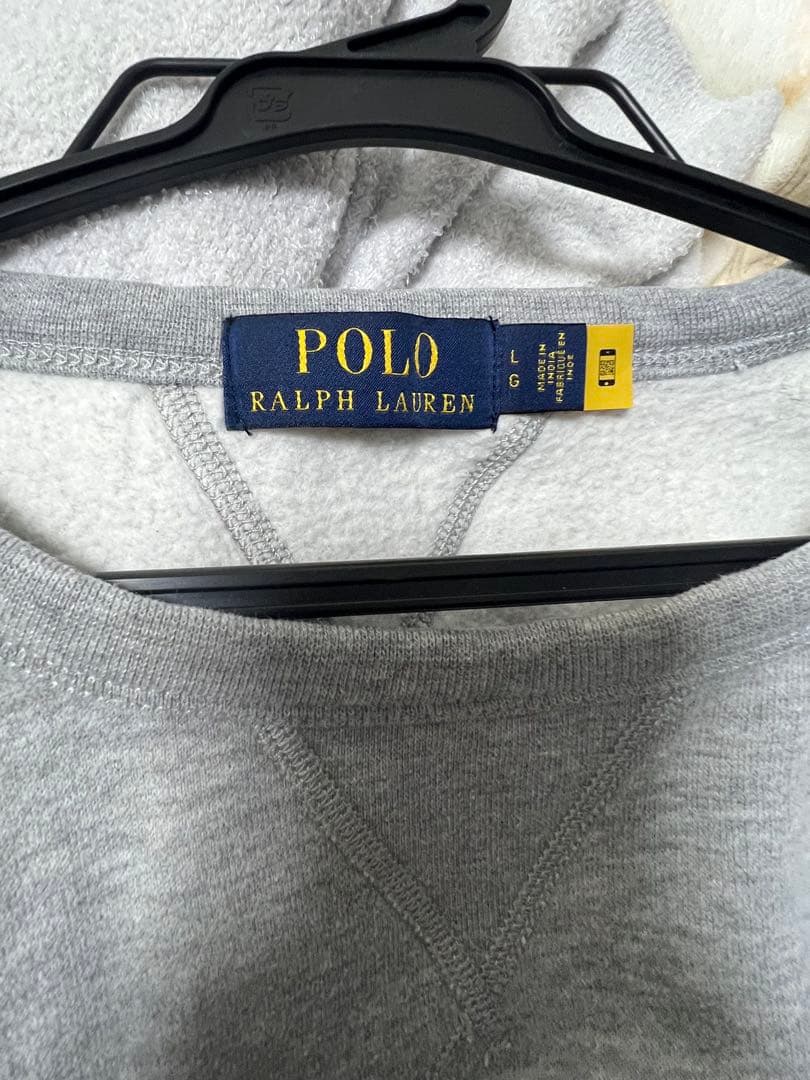 Polo Ralph Lauren グレー クルーネックトレーナー L
