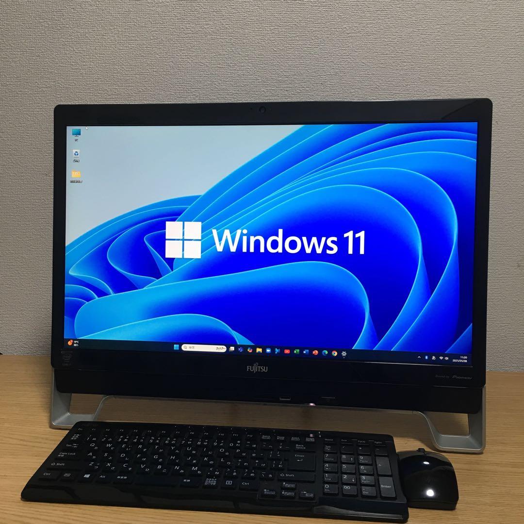 富士通 ESPRIMO 一体型 デスクトップ Win11 最強i7 SSD 取説
