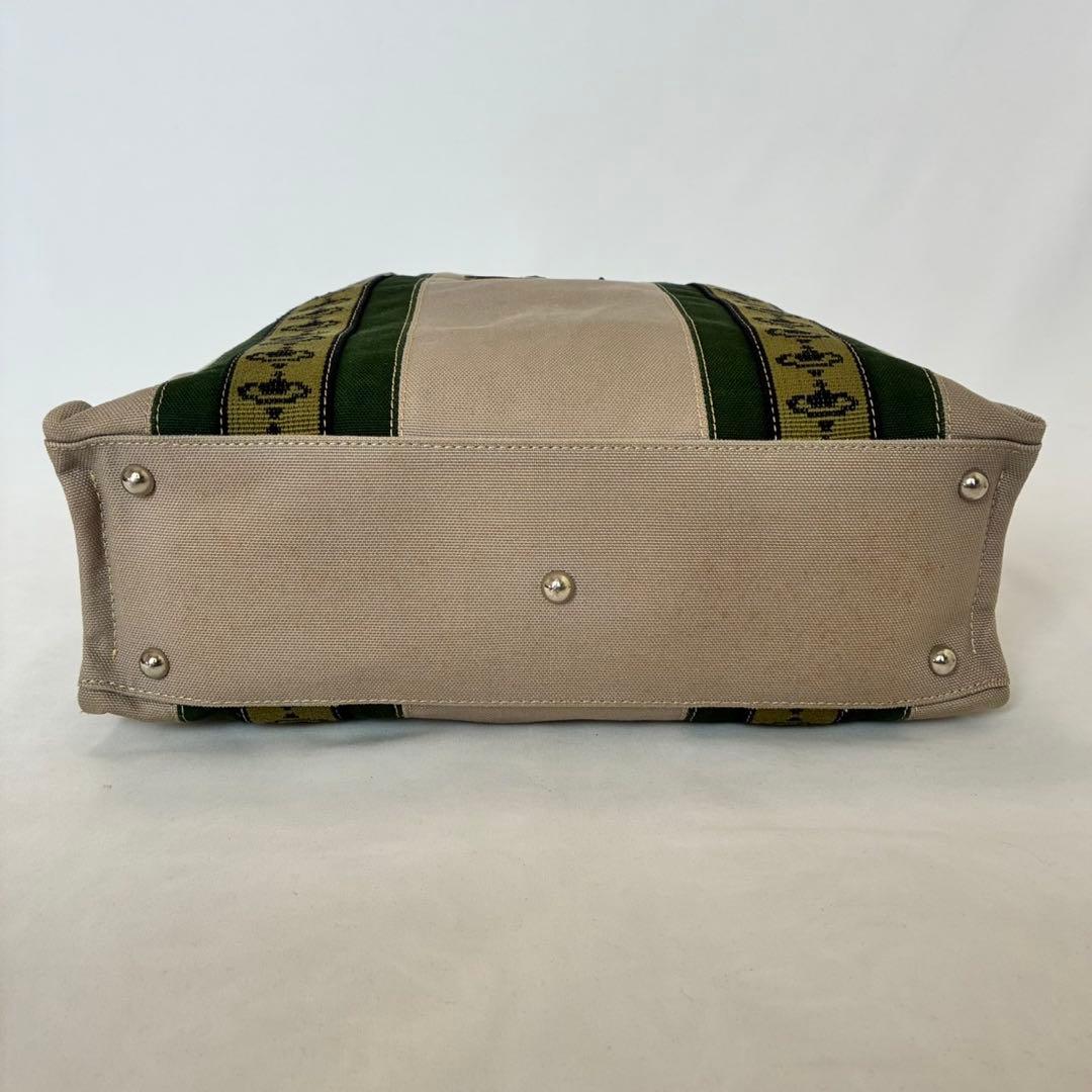 【美品】ヴィヴィアンウエストウッド トートバッグ キャンバス レザー 手提げ