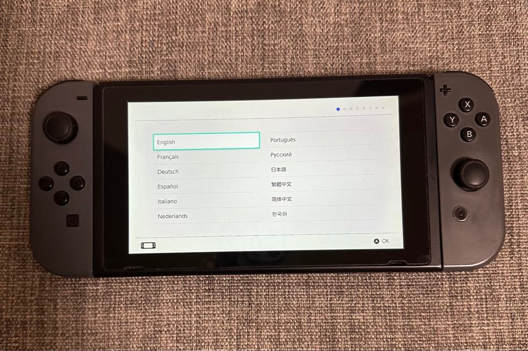 Nintendo Switch 本体 グレー 箱なし