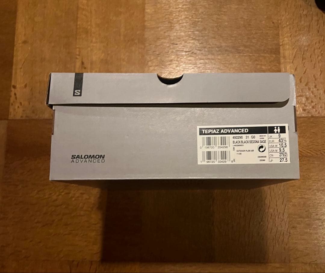 SALOMON ADVANCED TEPIAZ 27.5cm 新品タグ付き