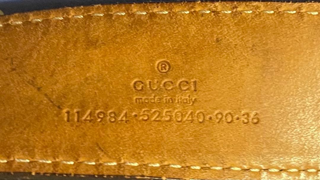 GUCCI ベルト　グリーン