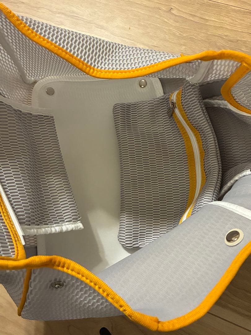 qbag paris nest zip M メッシュトートバッグ 限定カラー