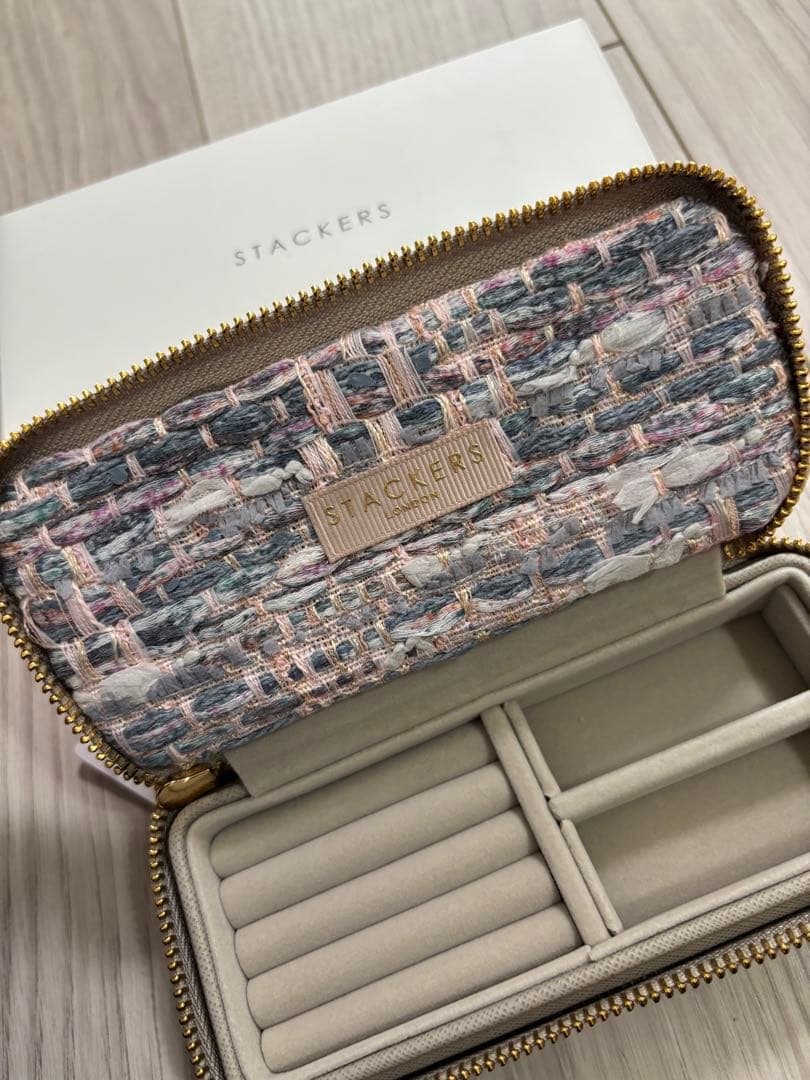 新品　STACKERS スタッカーズ ジュエリーボックス ツイード　伊勢丹限定