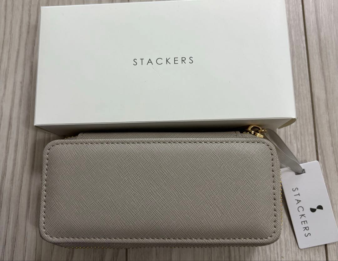 新品　STACKERS スタッカーズ ジュエリーボックス ツイード　伊勢丹限定