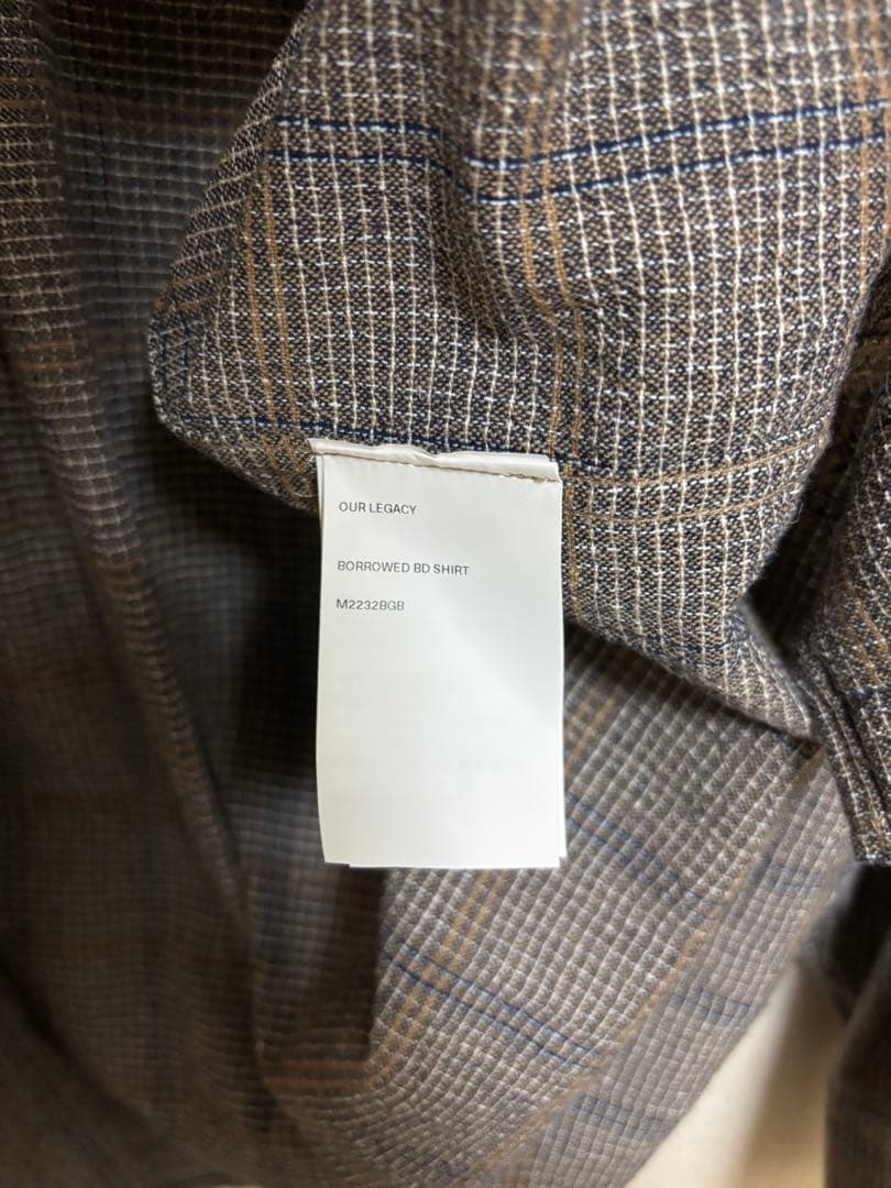 M*s様 OUR LEGACY BORROWED BD SHIRT