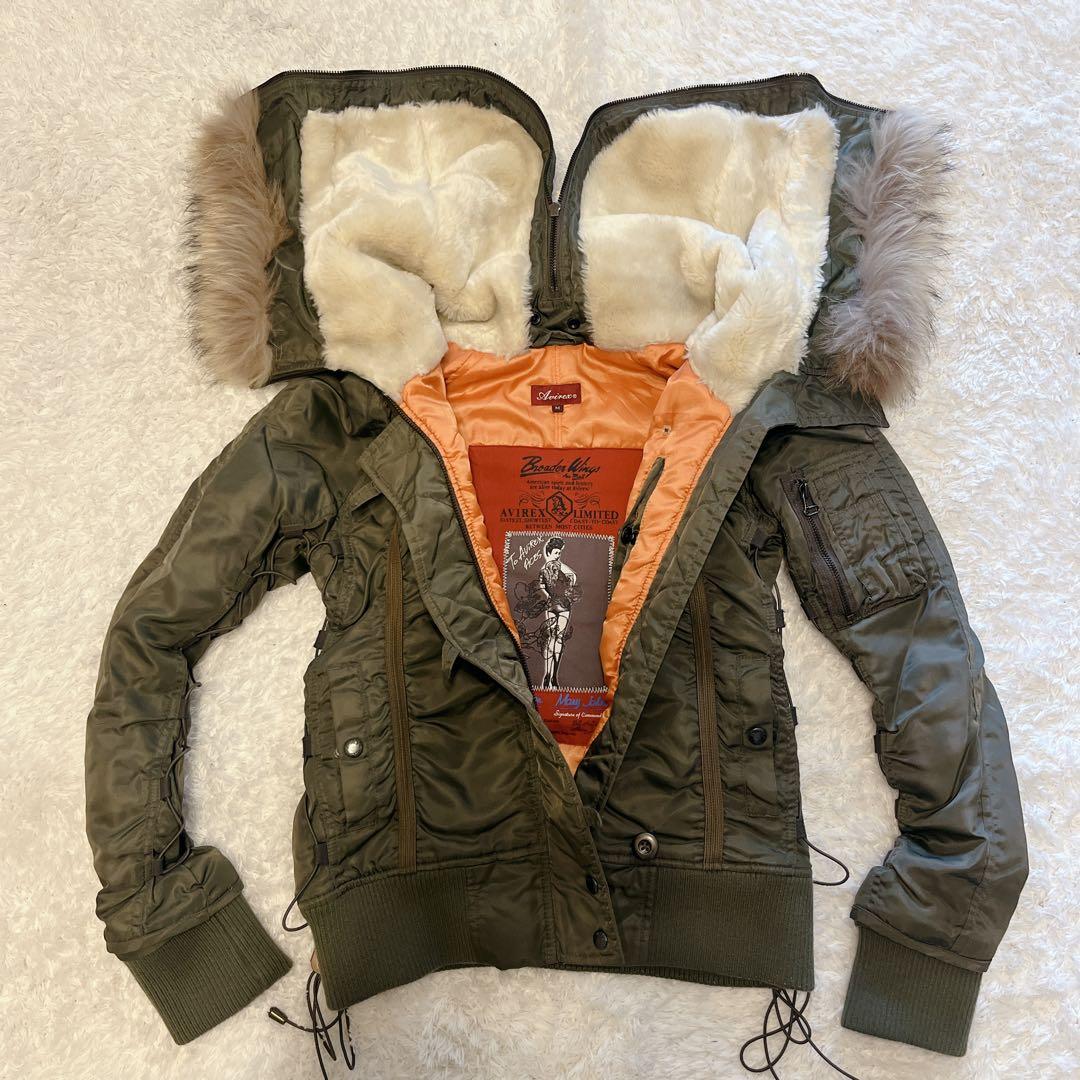 ✨美品✨ アヴィレックス n-2b フライトジャケット ラクーンファー