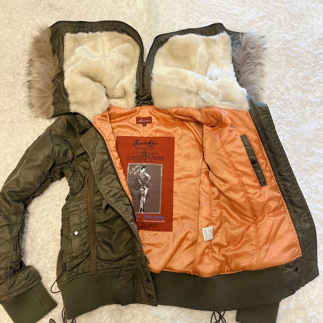✨美品✨ アヴィレックス n-2b フライトジャケット ラクーンファー