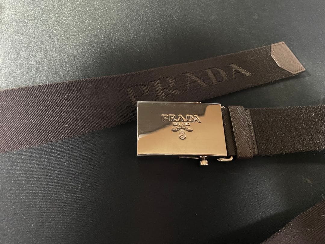 PRADA ガチャベルト　ダークブラウン