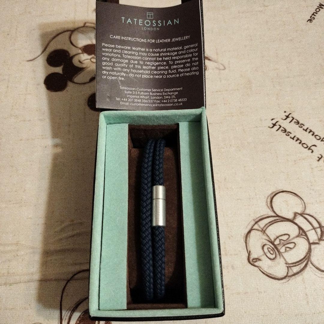 TATEOSSIAN ネイビー ブレスレット