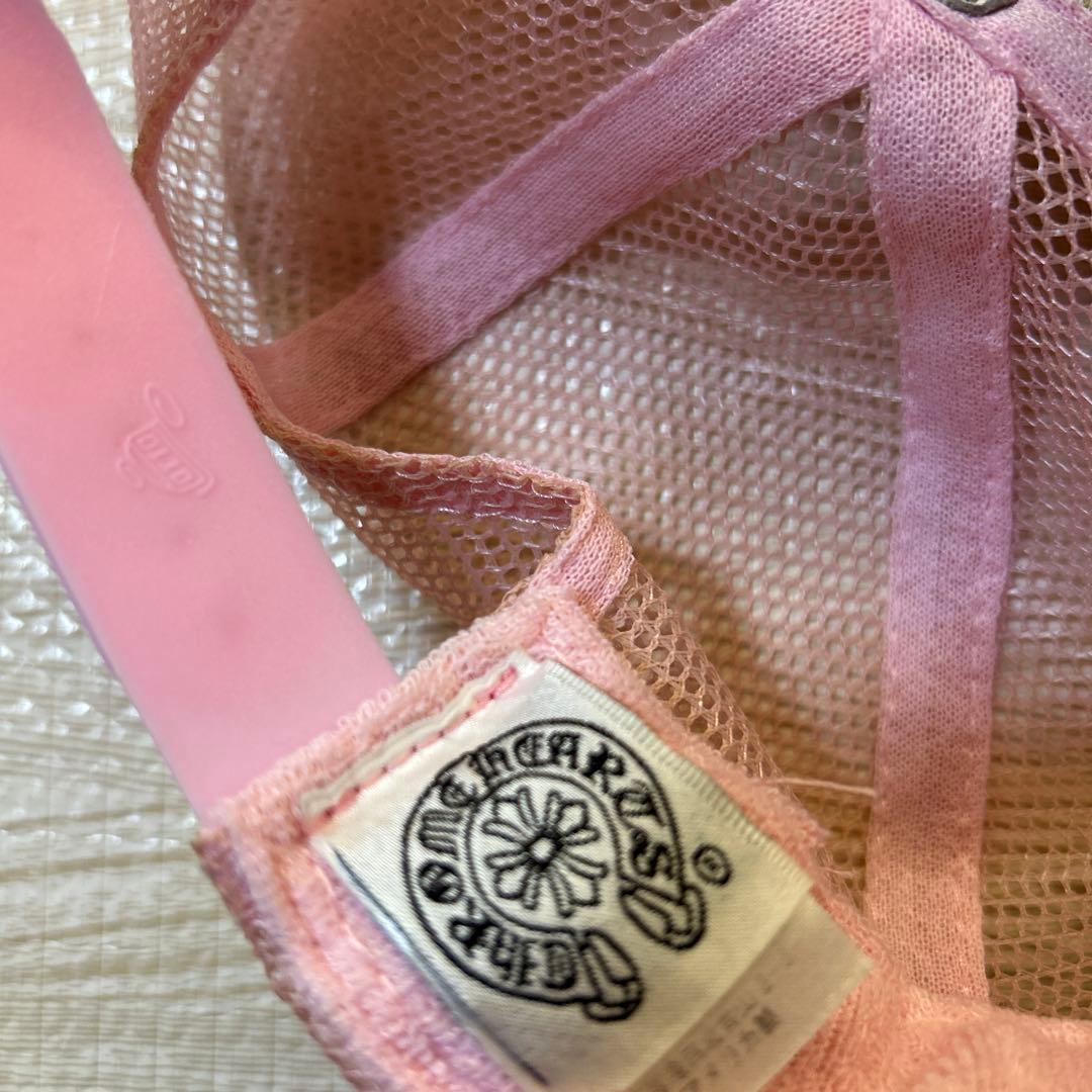 （廃盤希少・初期型・国内正規品）クロムハーツ　トラッカーキャップ　ピンク