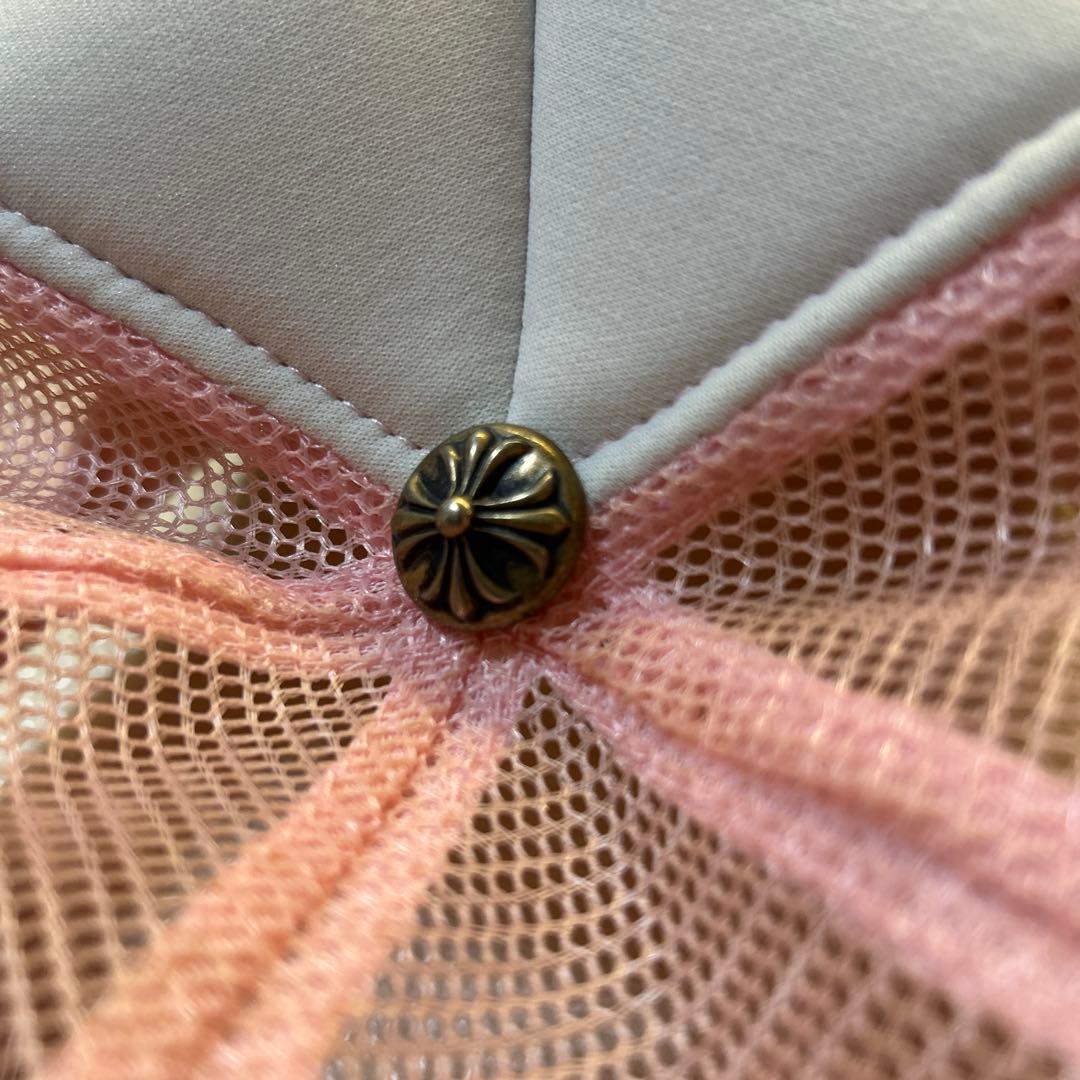 （廃盤希少・初期型・国内正規品）クロムハーツ　トラッカーキャップ　ピンク