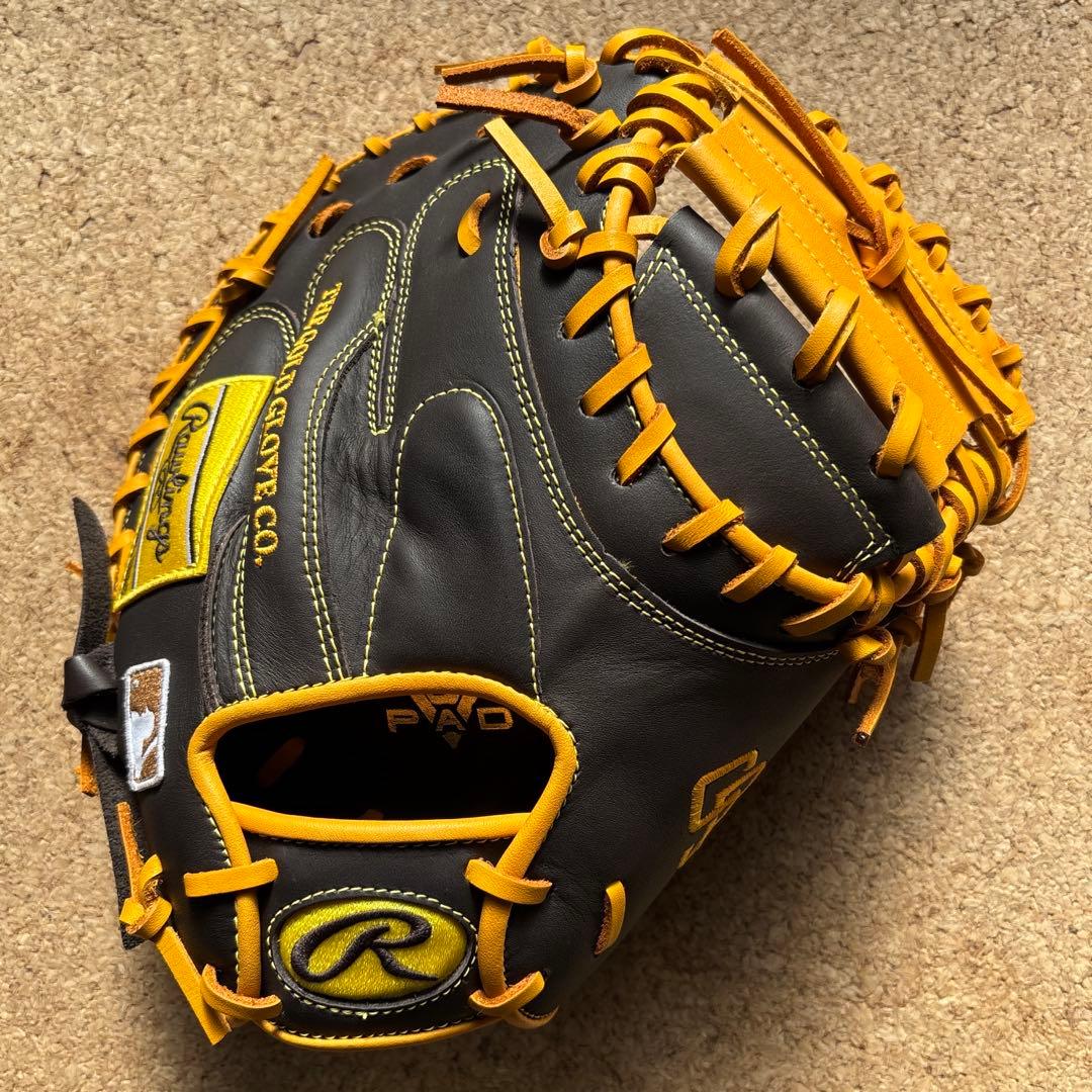 ローリングス　軟式　キャッチャーミット　右投げ　33インチ　大人　パドレス