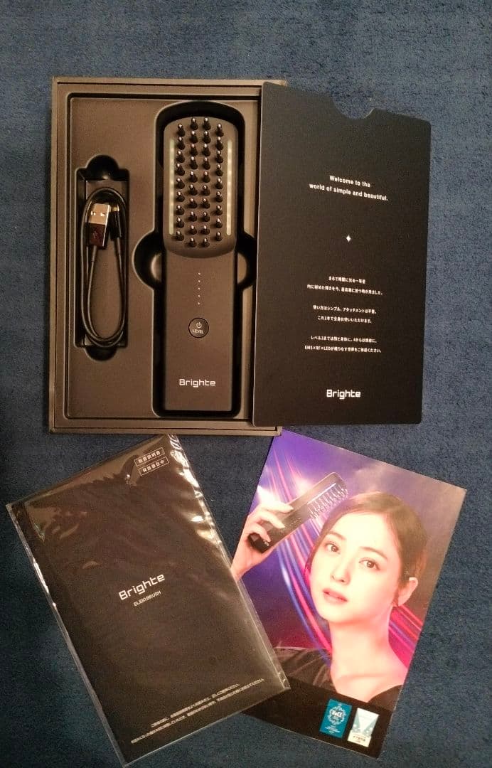 美品☆Brighte ELEKIBRUSH ブライト エレキブラシ 美顔器