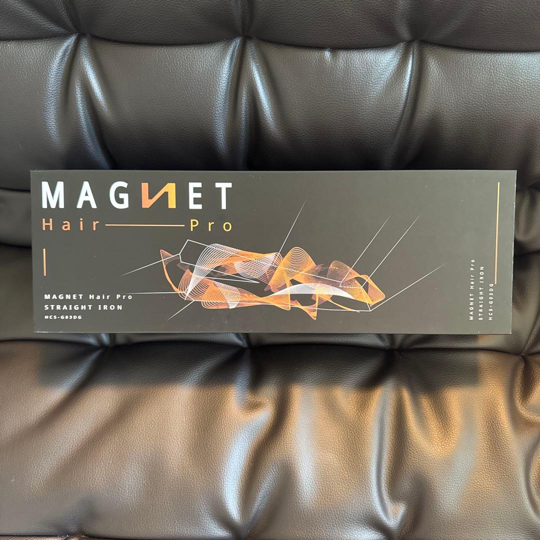マグネットヘアプロ ストレートアイロン 黒
